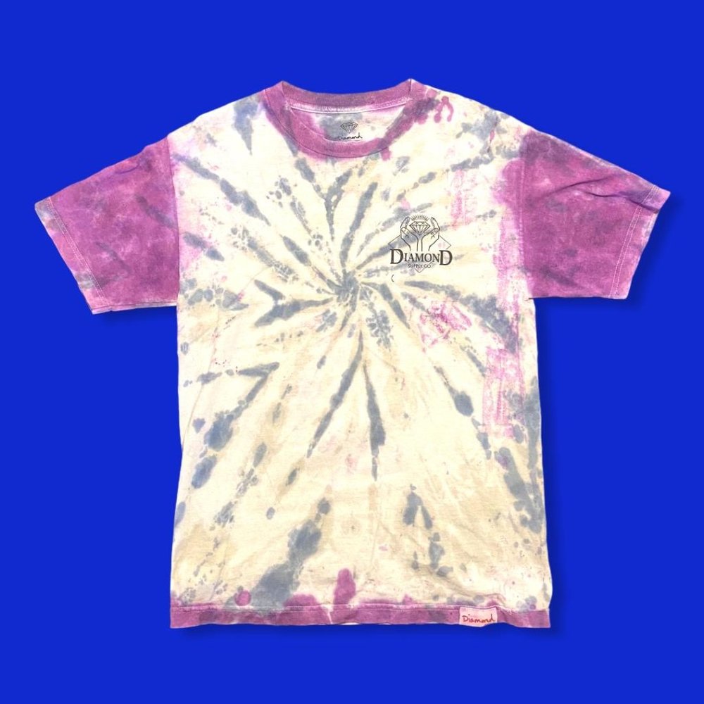 Diamond Supply Co Blue Tie Dye